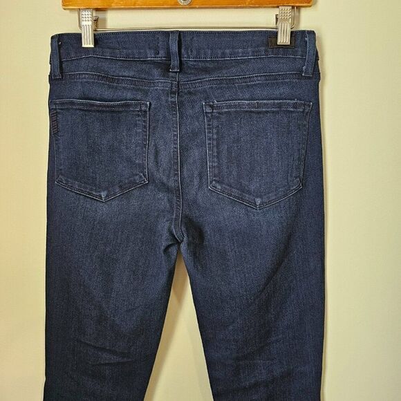 EUC LIKE NEW PAIGE VERDUGO KANIKA ANKLE DARK WASH JEANS SIZE 30 - Picture 7 of 15